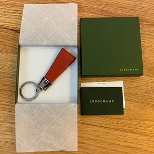Longchamp Leather Keychain